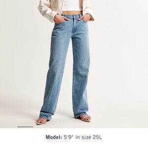 Abercrombie & Fitch Blue Straight Leg Jeans